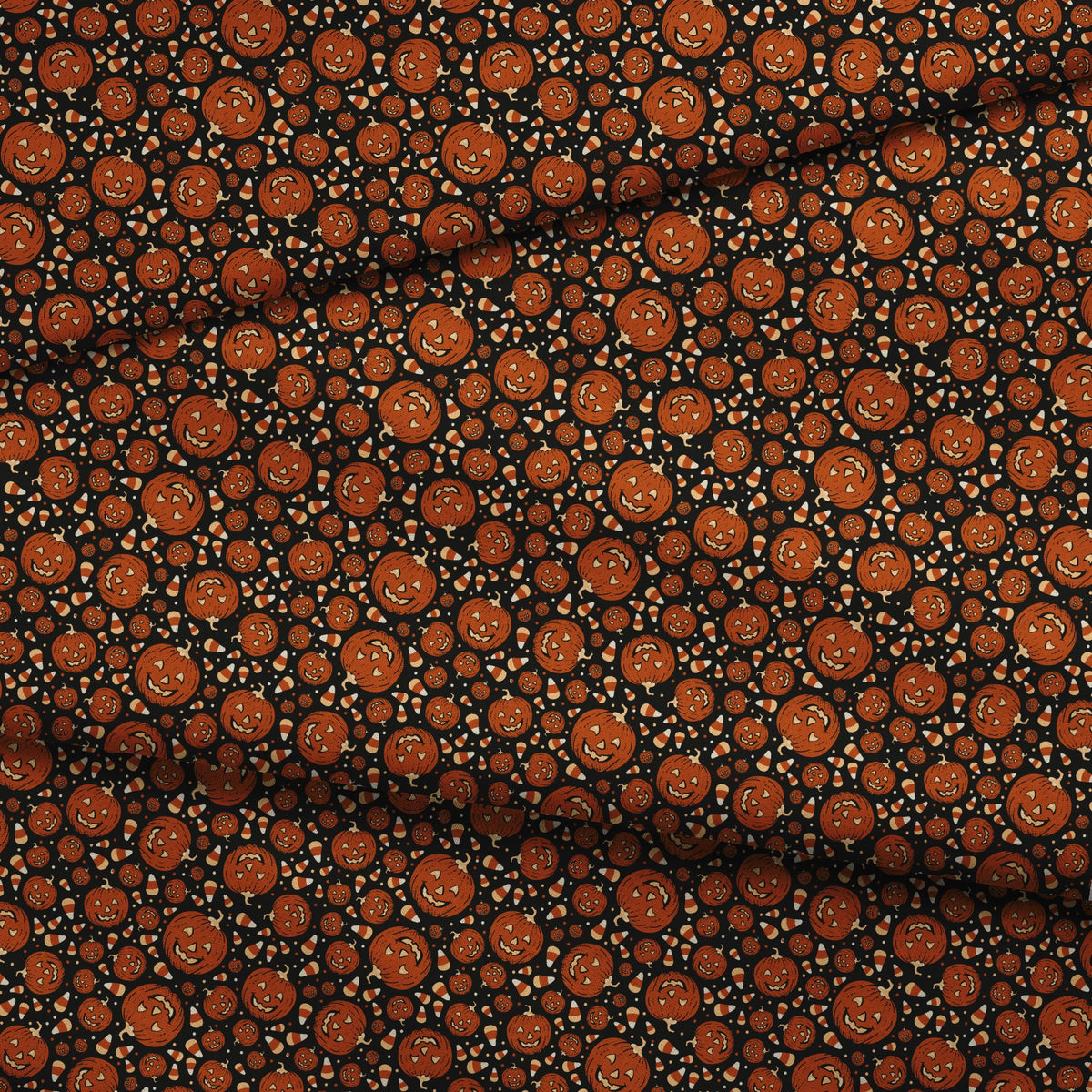 Trick or Treat on Black Days Fabric