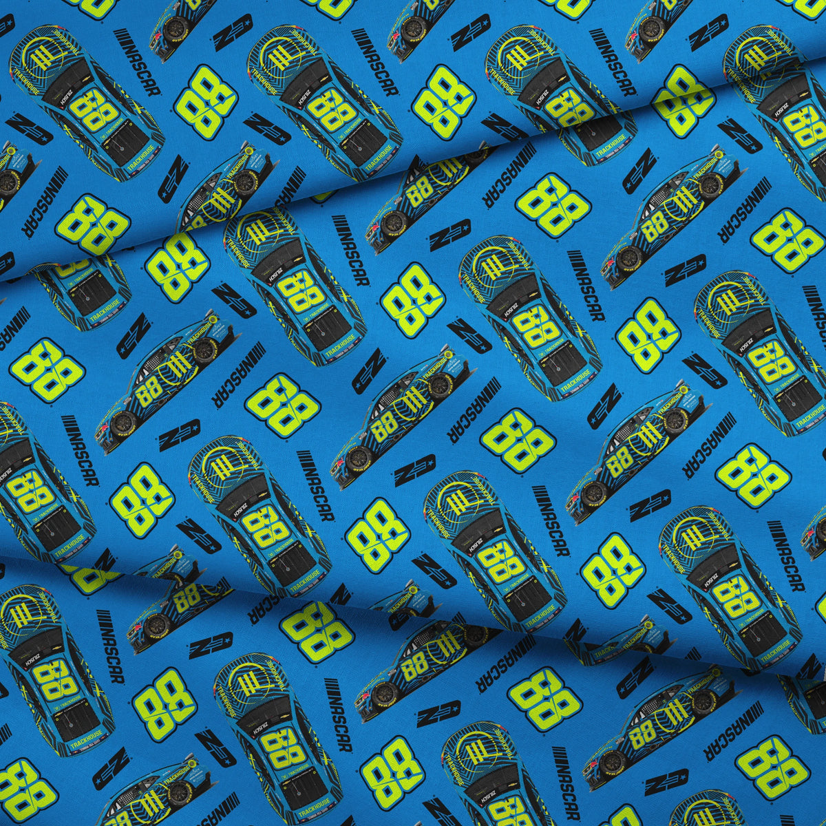NASCAR® Connor Zilisch Toss on Blue Fabric