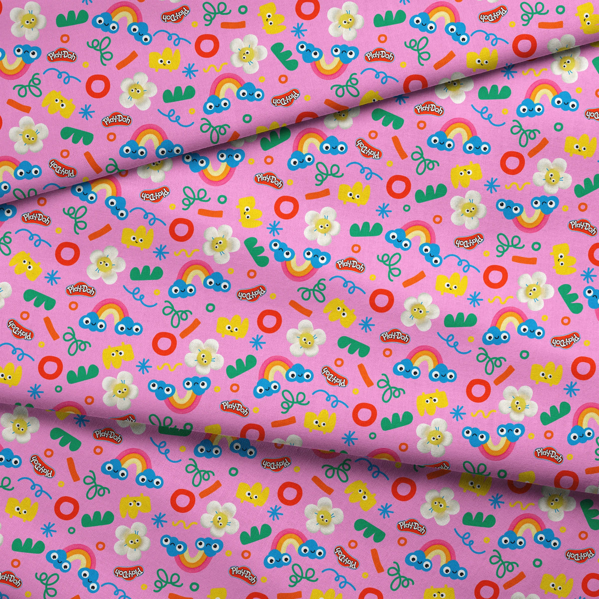 Hasbro Play-Doh Fun Playtime on Lilac Fabric