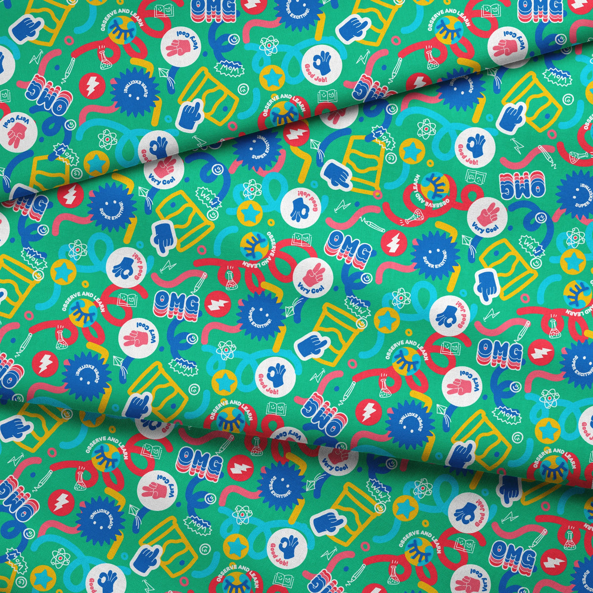 Hasbro Play-Doh Observe and Learn on Green Fabric