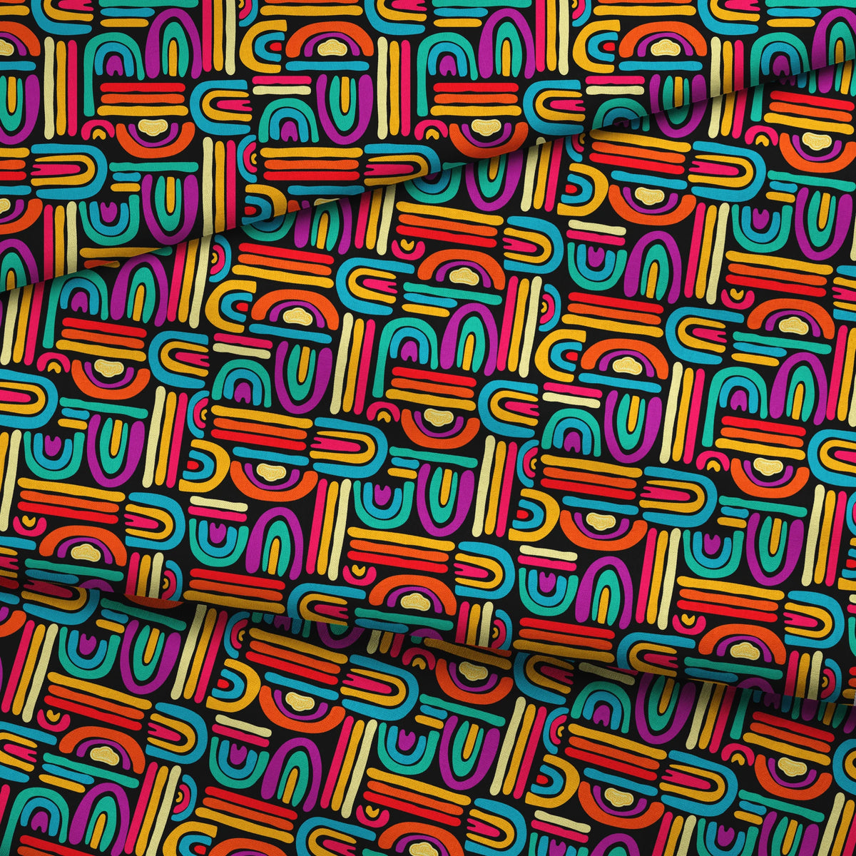 Hasbro Play-Doh Rainbow Arch on Black Fabric