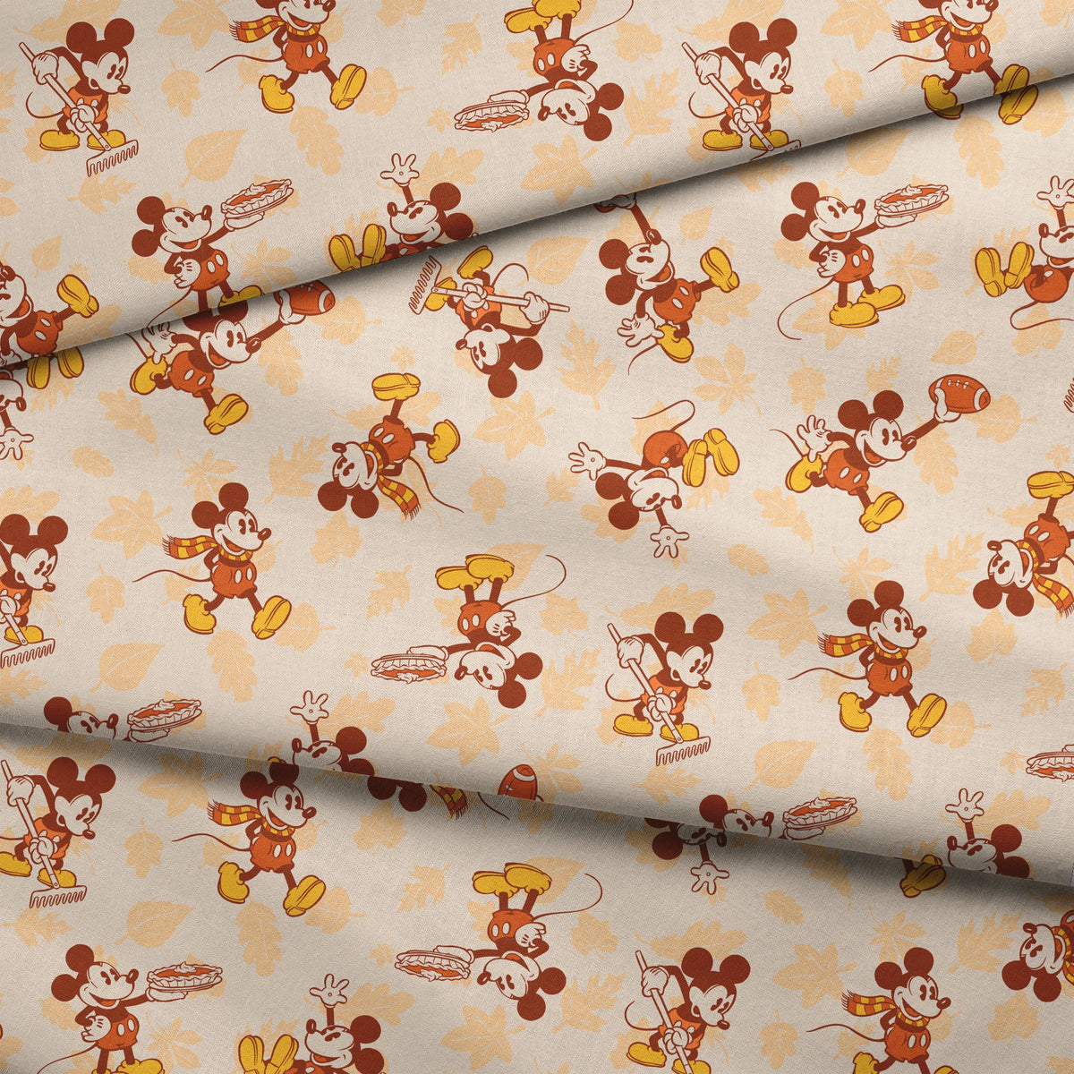Disney Mickey Mouse Fall Activities Fabric
