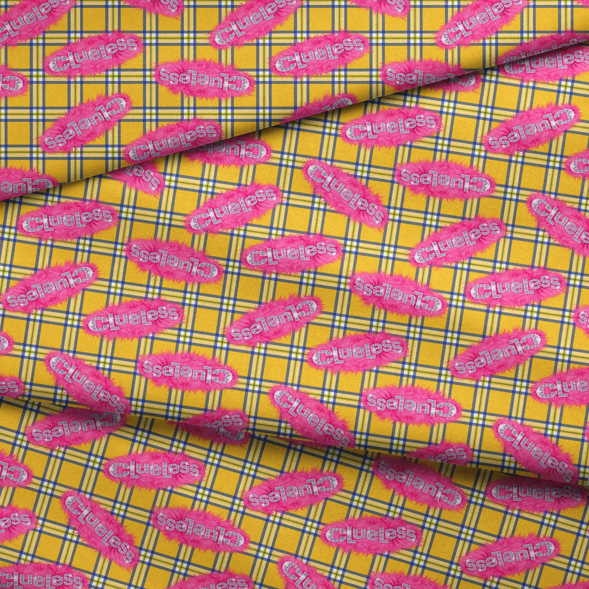Paramount Clueless  Logo on Fur Fabric