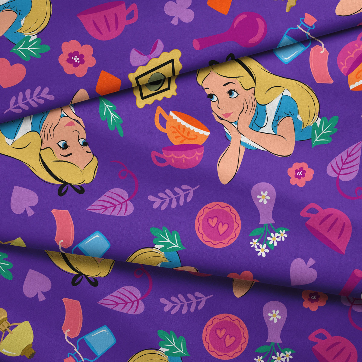Disney Alice in Wonderland  "Drink Me" Toss Fabric
