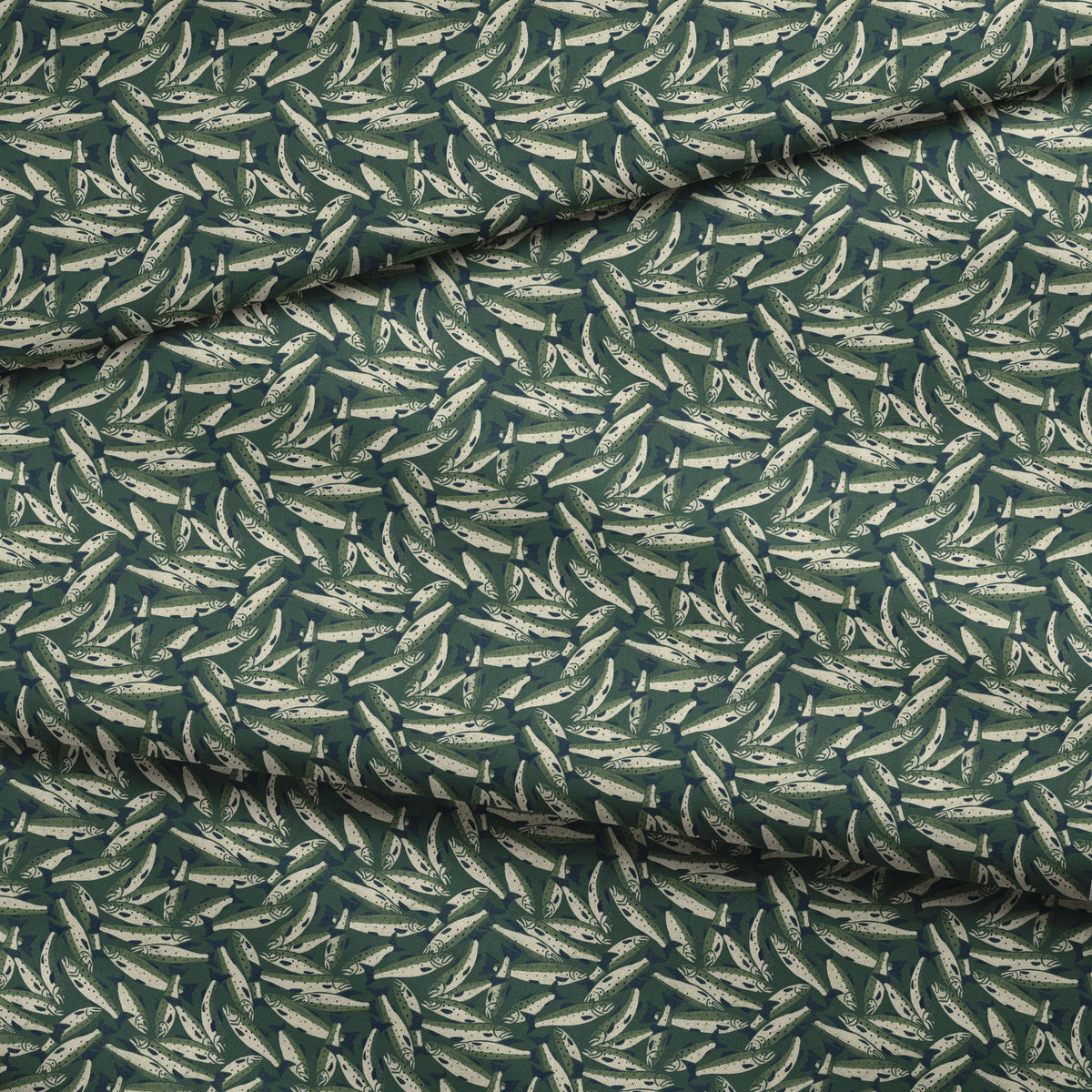 Anchovies on Forestry Fabric
