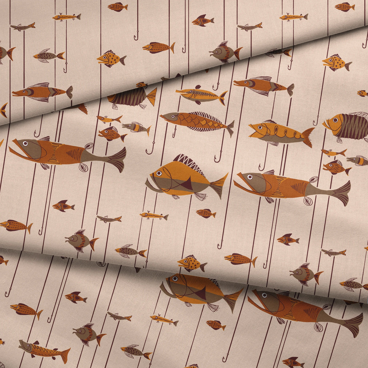 Brooks on Spice Fabric