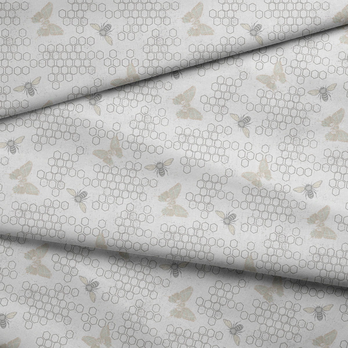 Danielle Murray Butterflies, Bees, and Honeycomb Fabric
