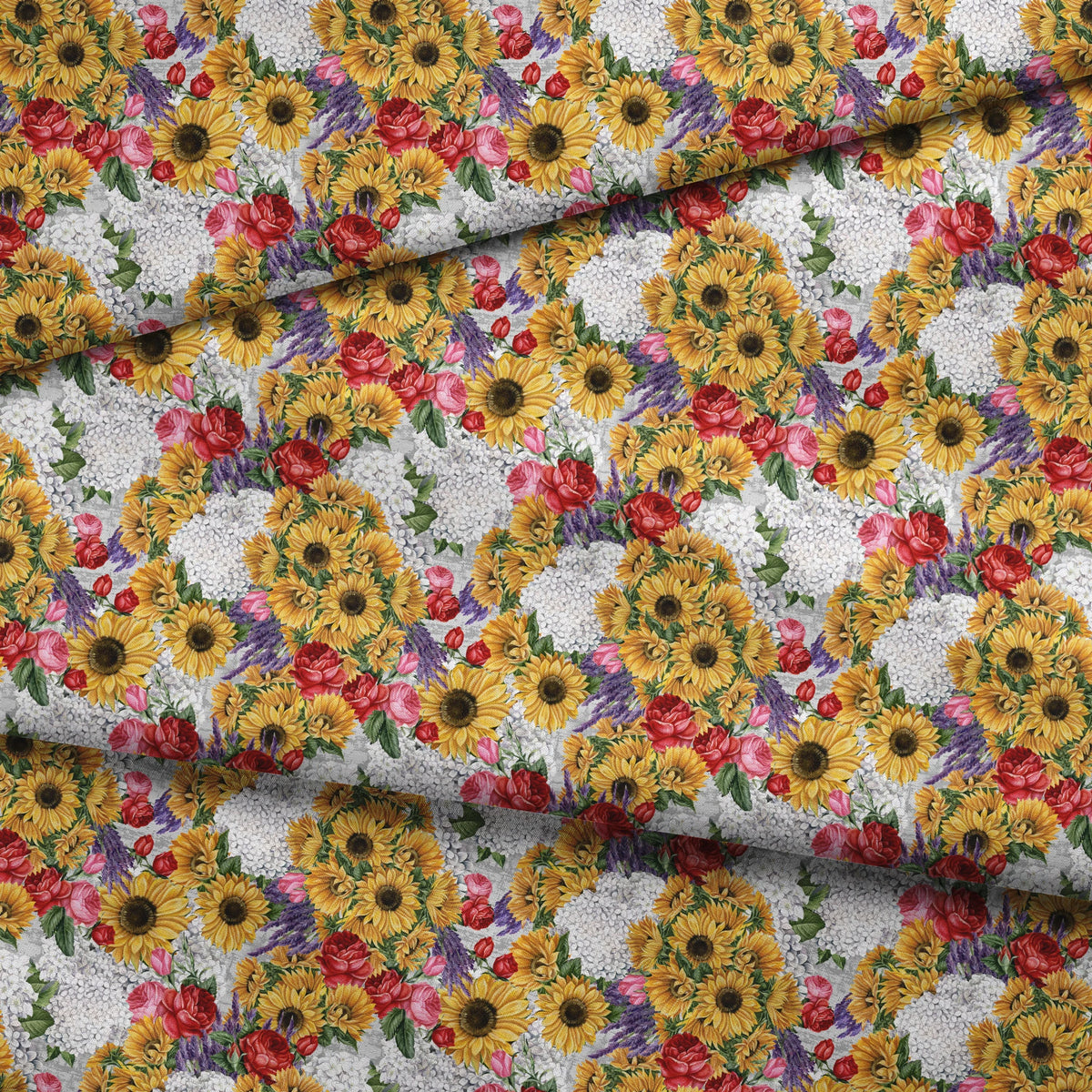 Danielle Murray Sunflowers, Roses, and Florals Fabric