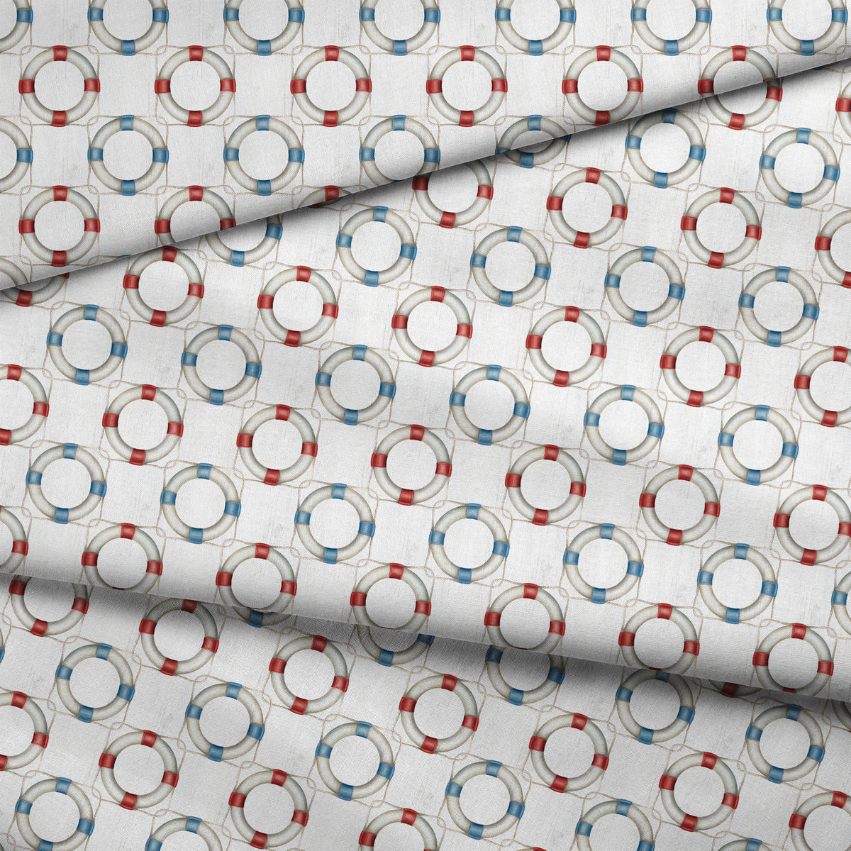 Danielle Murray Interlocked Life Preservers Fabric