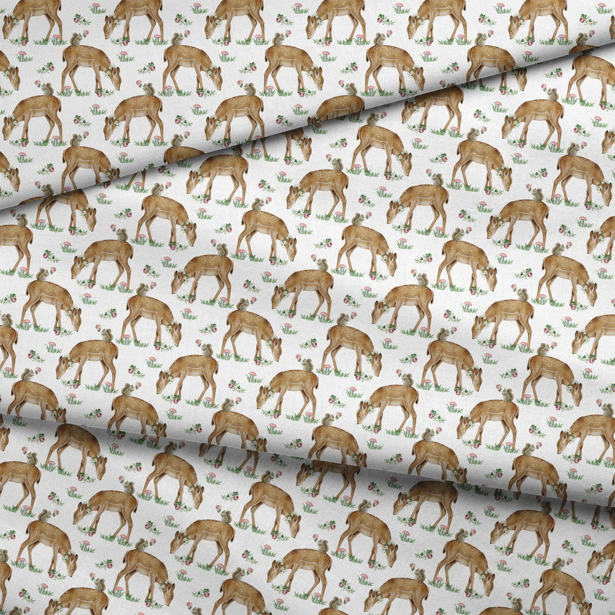 Danielle Murray Fawns and Squirrels Fabric