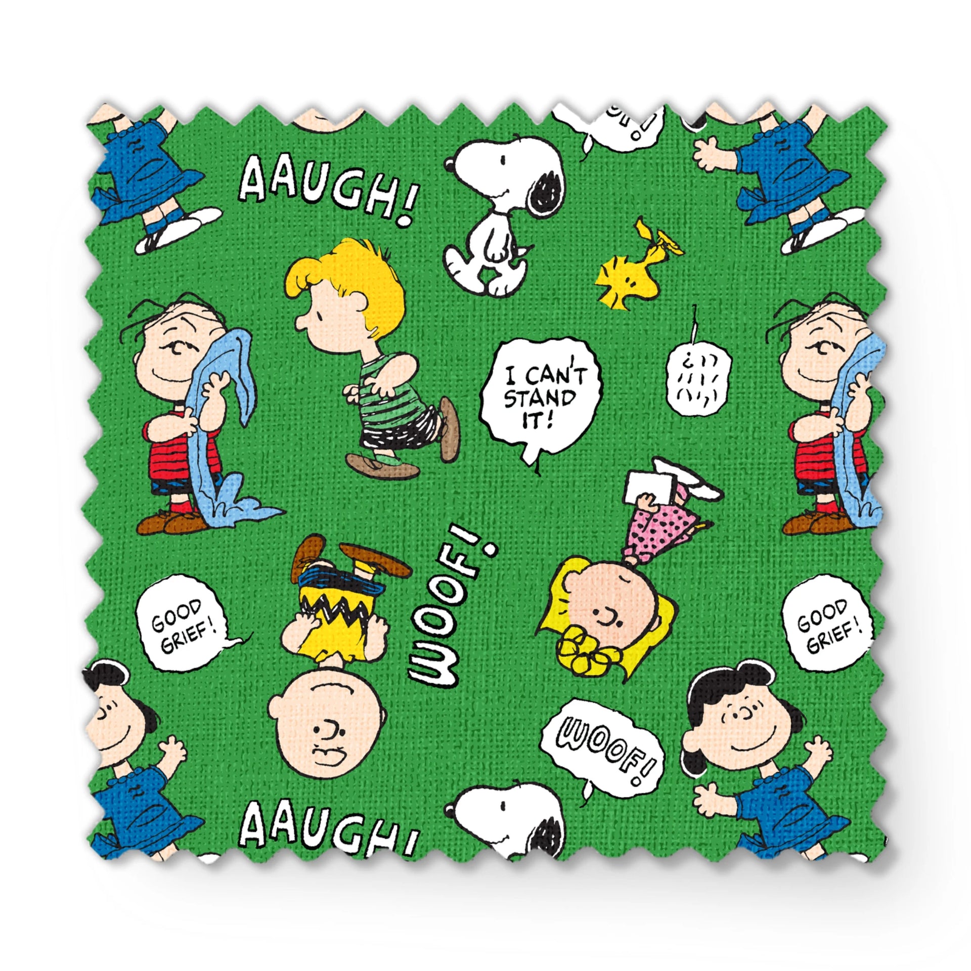 Peanuts Charlie Brown & Friends Shout Outs Fabric