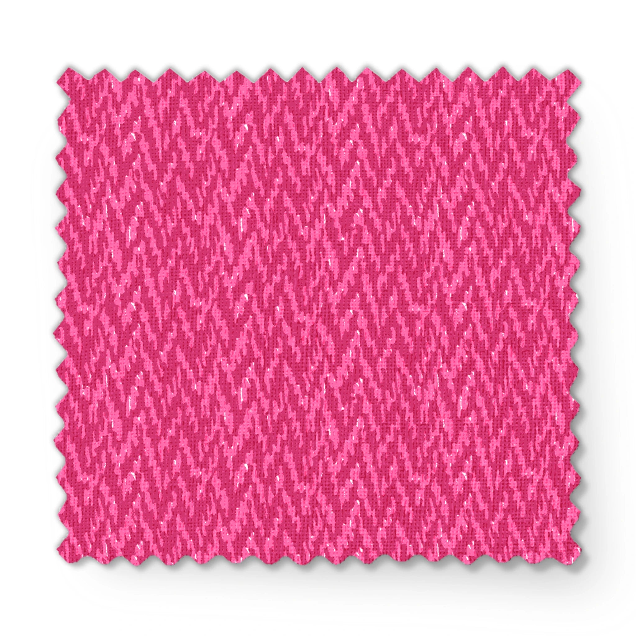Pink abstract pattern with vertical wavy brushstrokes in varying shades of magenta and light pink fabric swatch mockup