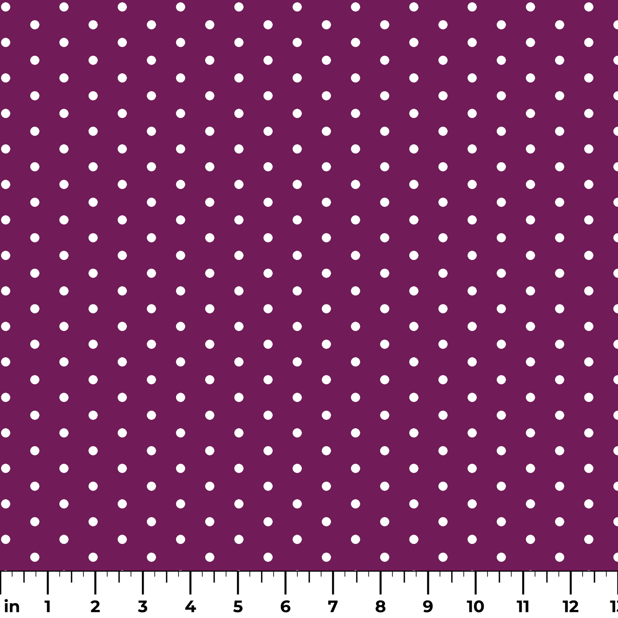 Two white circles on a purple background ruler