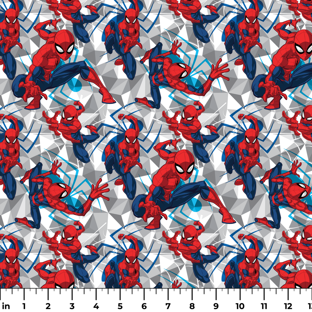 Marvel Spider-Man Action Poses on Gray