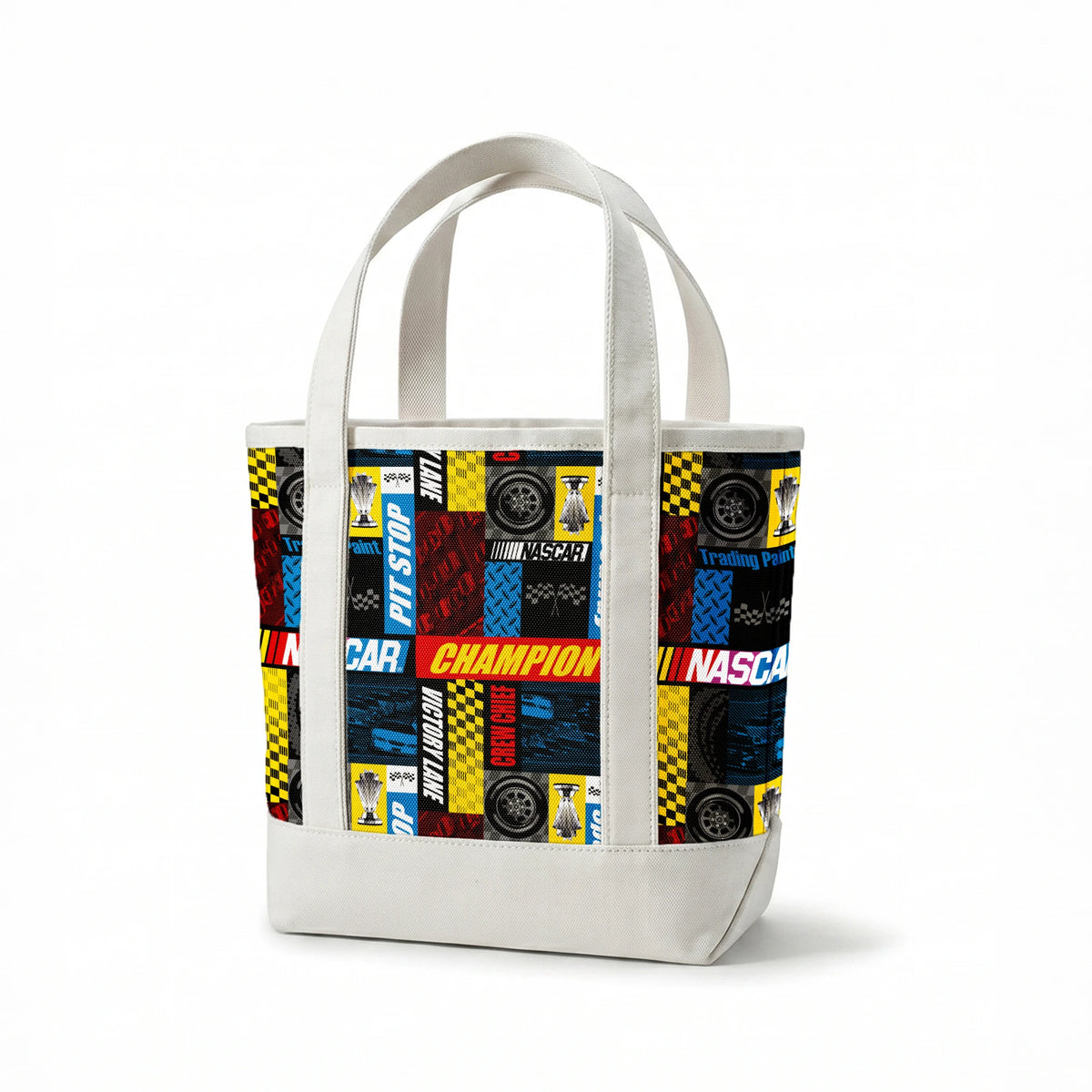 NASCAR® Retro Racing Patchwork Fabric