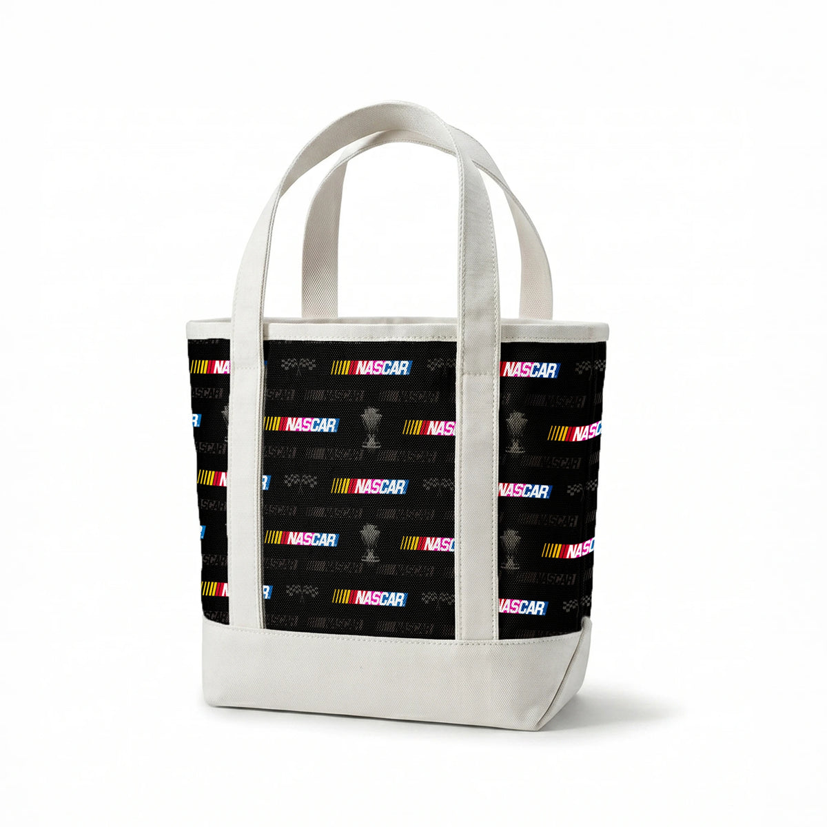NASCAR® Retro Champions on Black Fabric