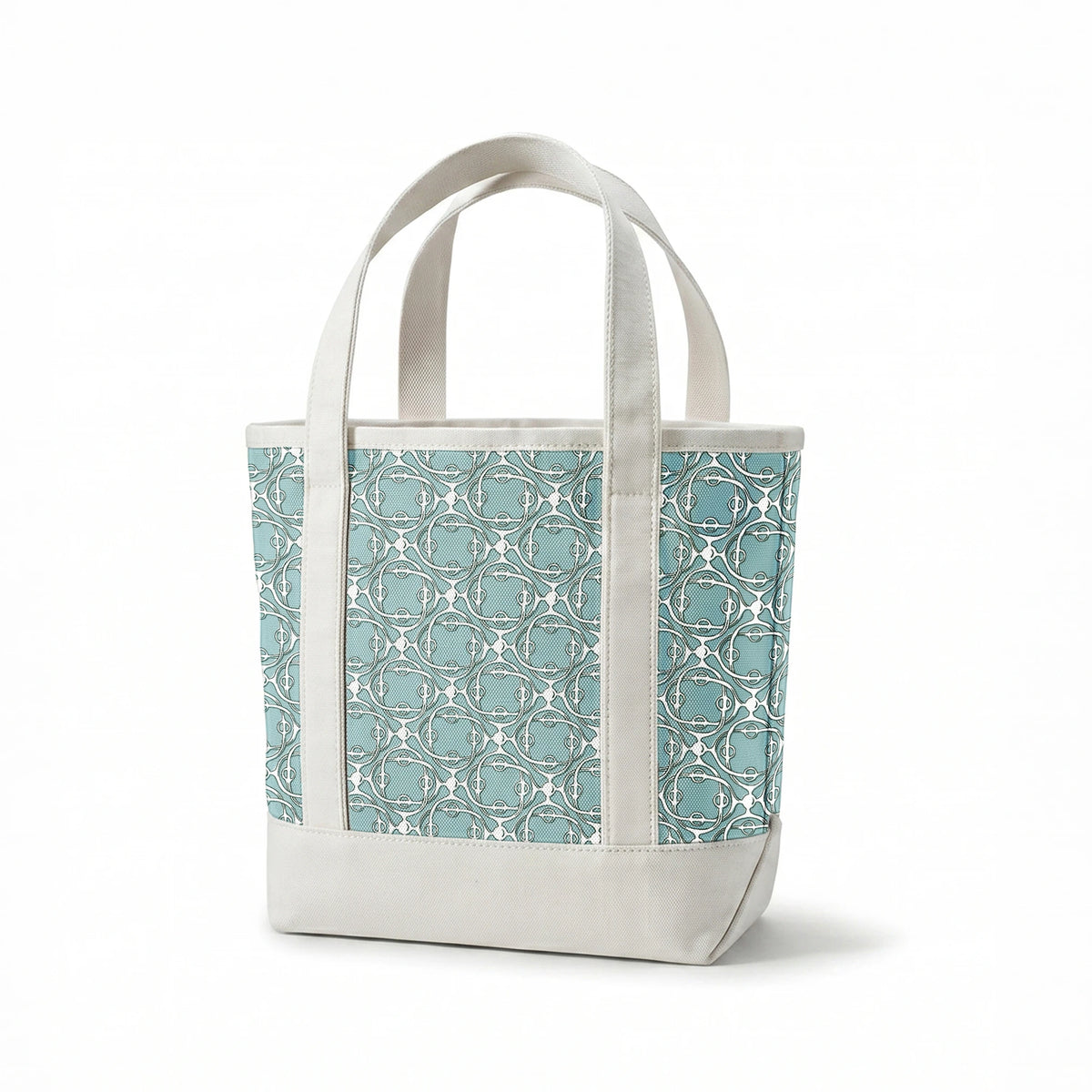 Farrah on Silver Sage Fabric