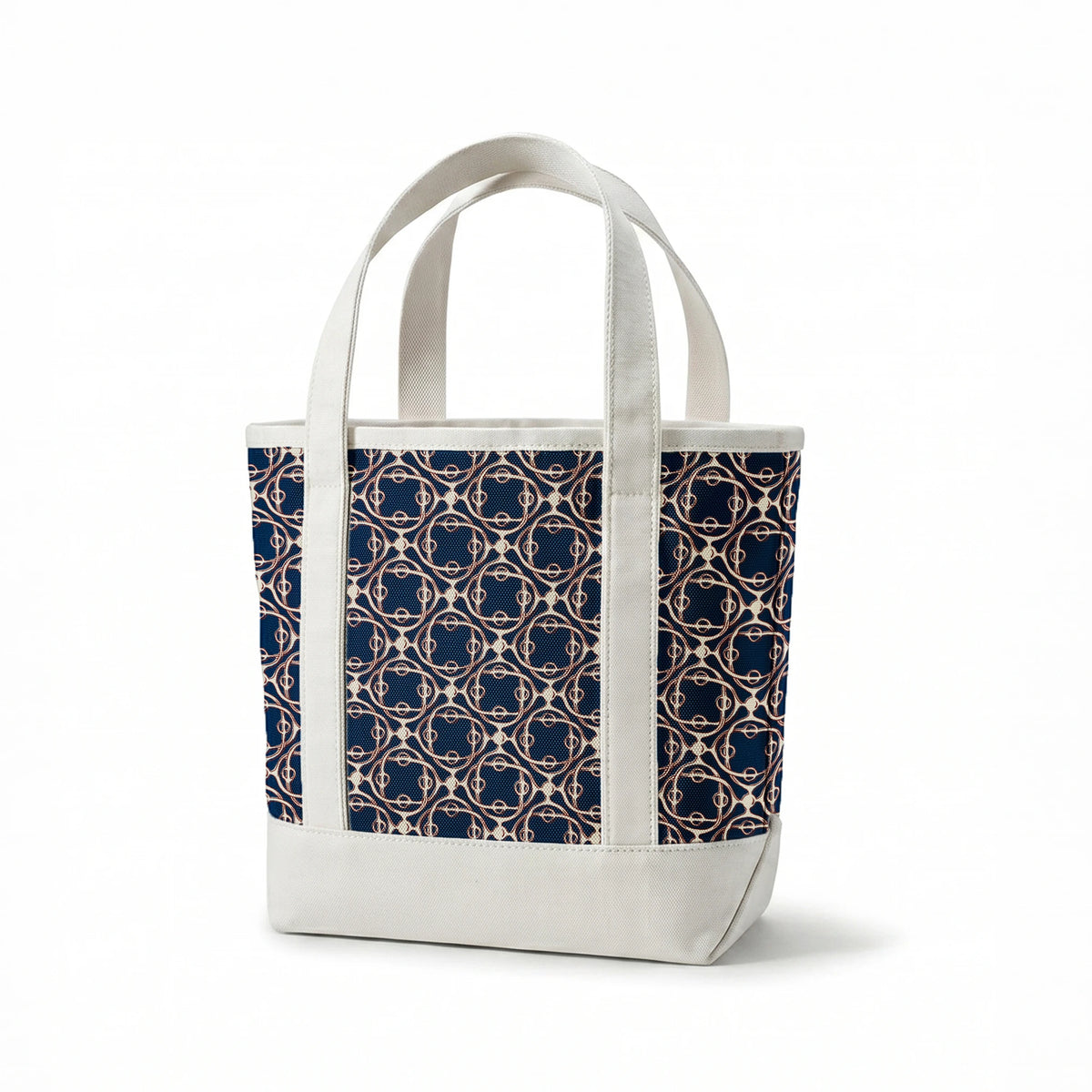 Farrah on Navy Fabric