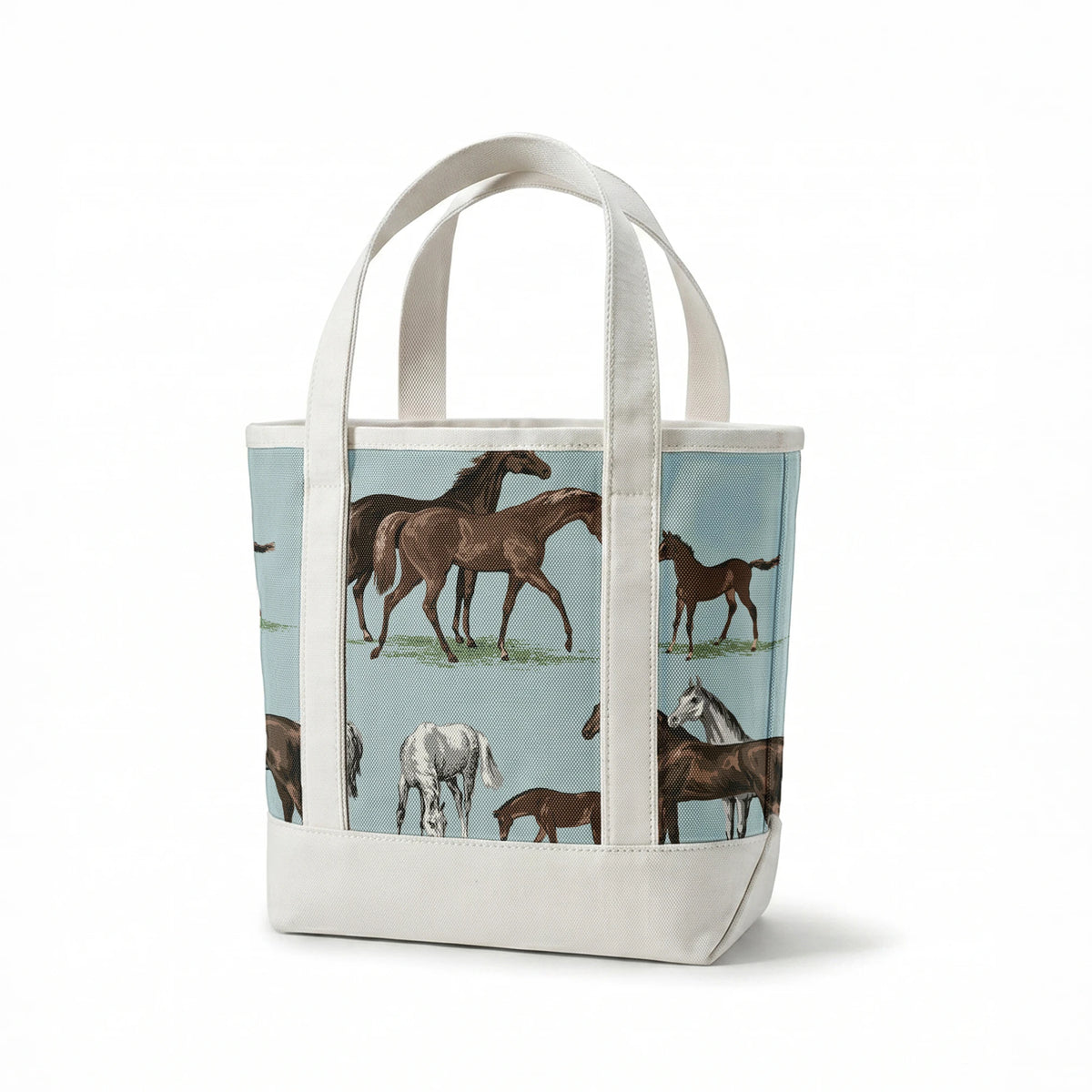 Dolly on Silver Sage Fabric