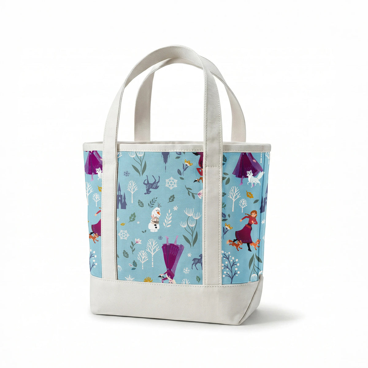 Disney Frozen  Winter Adventure on Blue Fabric