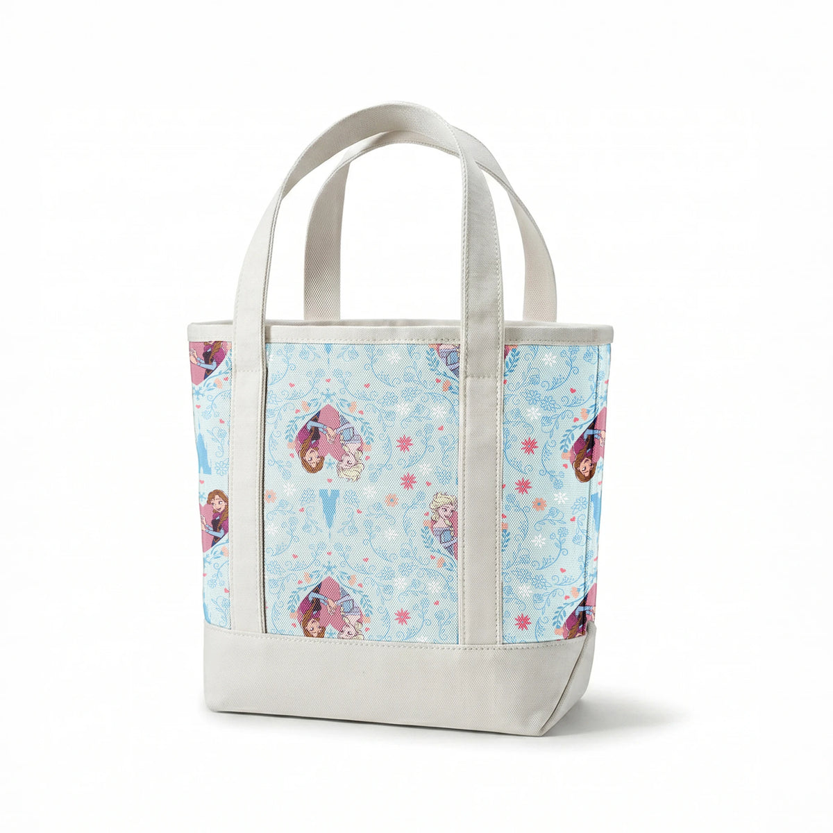 Disney Frozen  Sisterly Bond on Blue Fabric