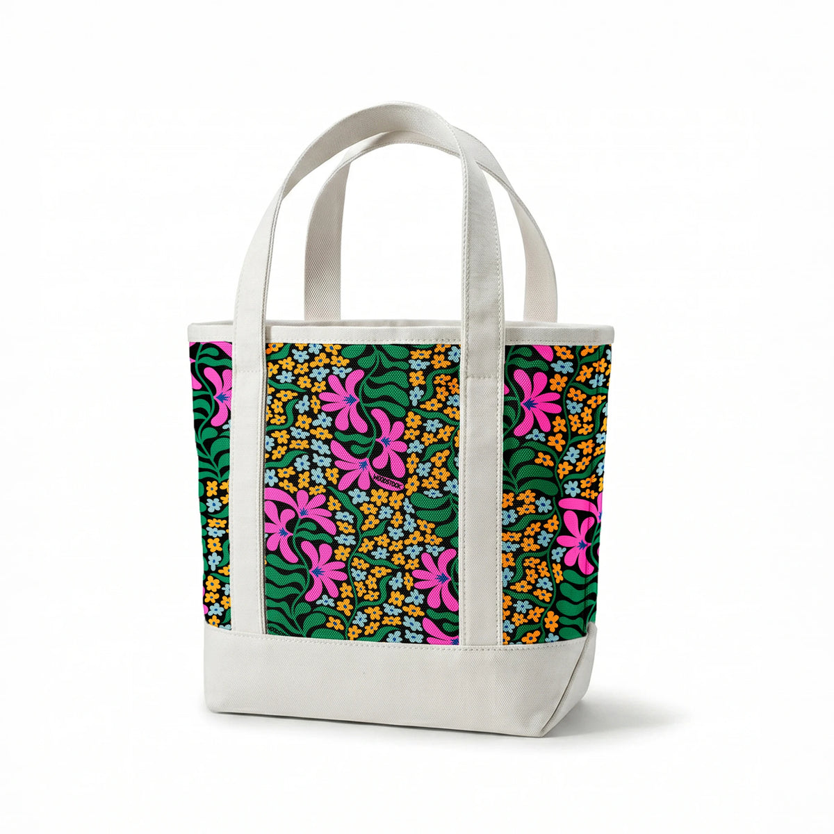 Woodstock Florals in Pink & Green Fabric