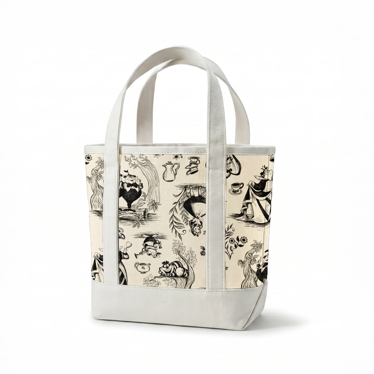Disney Alice in Wonderland  Curiouser and Curiouser on Cream Fabric