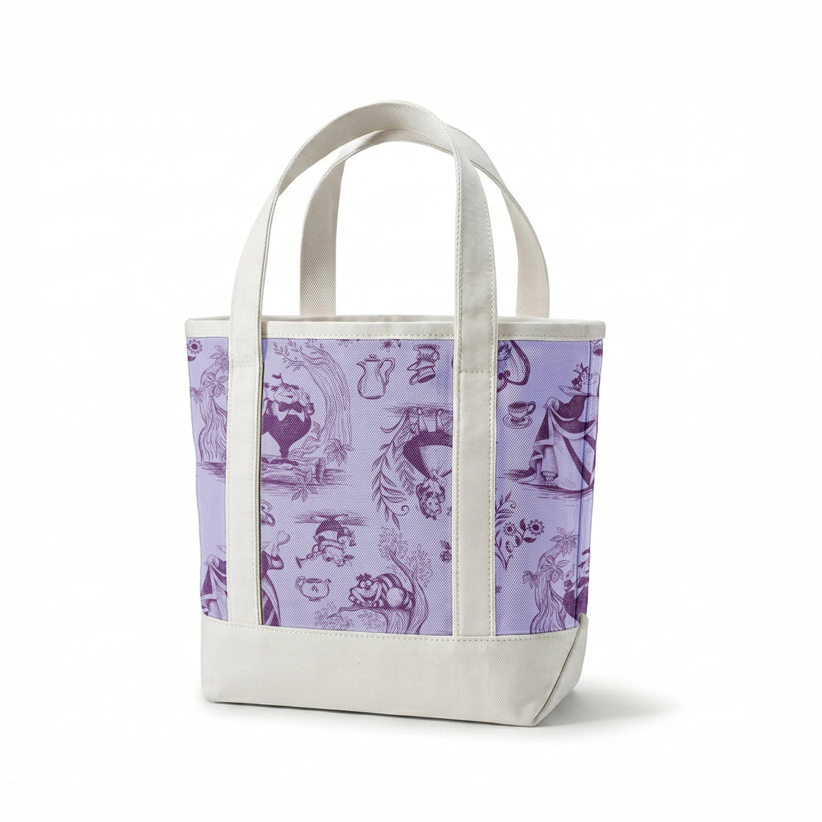 Disney Alice in Wonderland  Curiouser and Curiouser on Purple Fabric