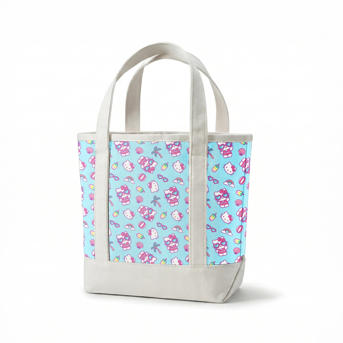 Hello Kitty® Beach Day Fun on Blue Fabric