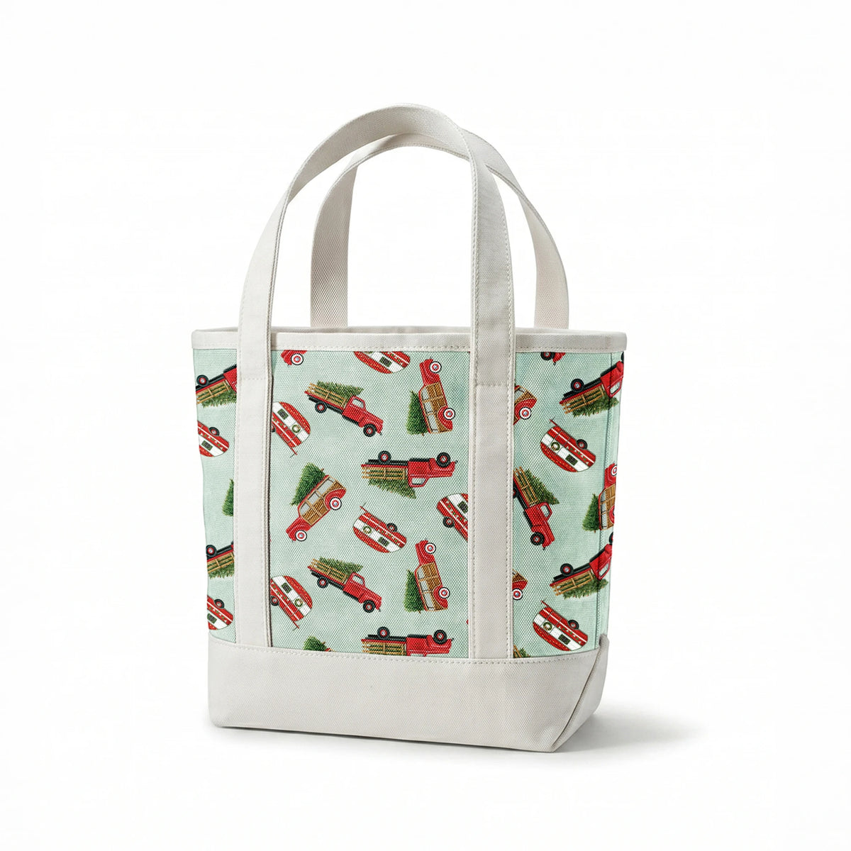 Danielle Murray Christmas Trucks and Campers Fabric