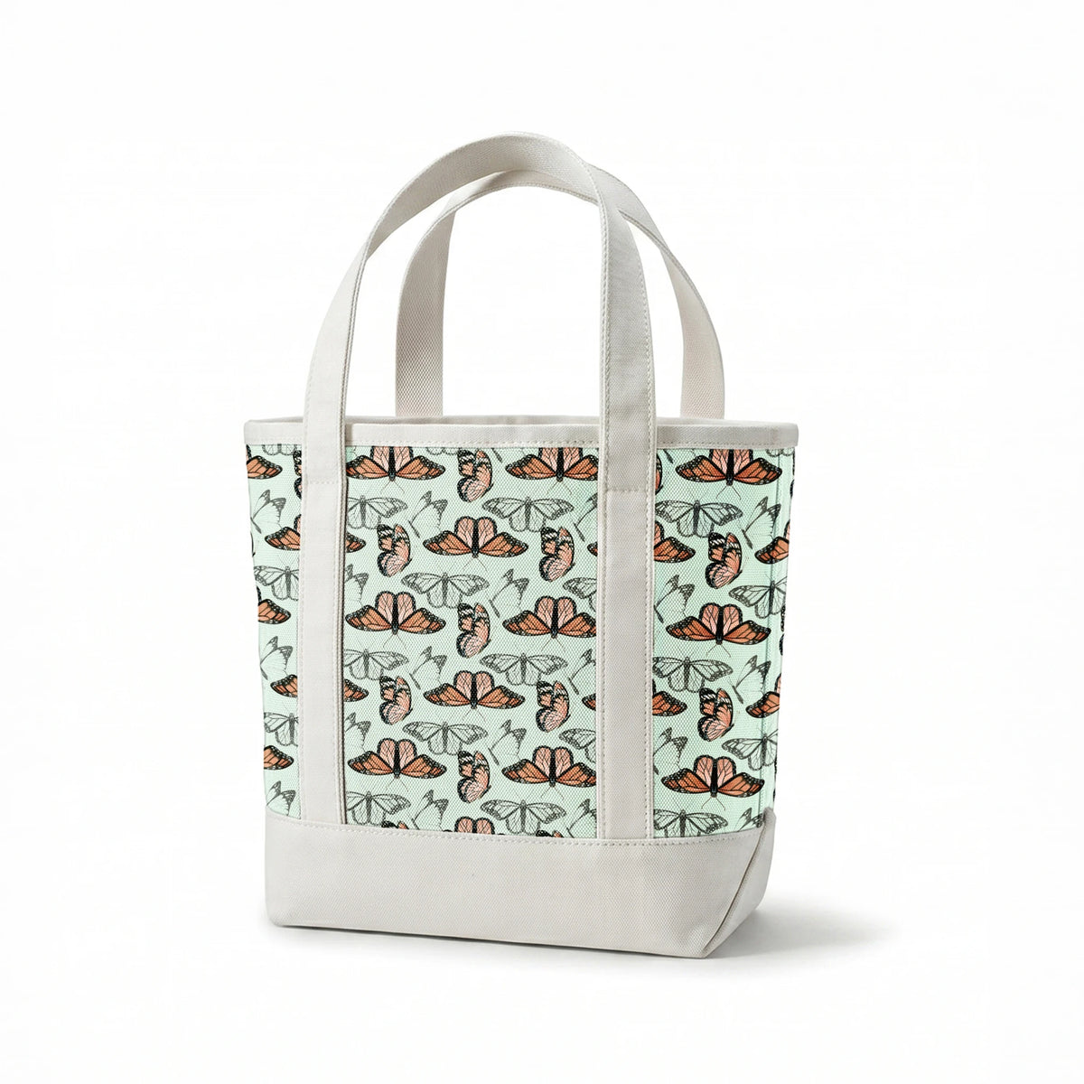 Danielle Murray Monarch Butterflies on Mint Fabric