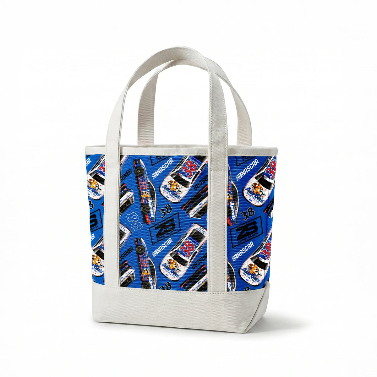 NASCAR® Zane Smith Toss on Blue Fabric