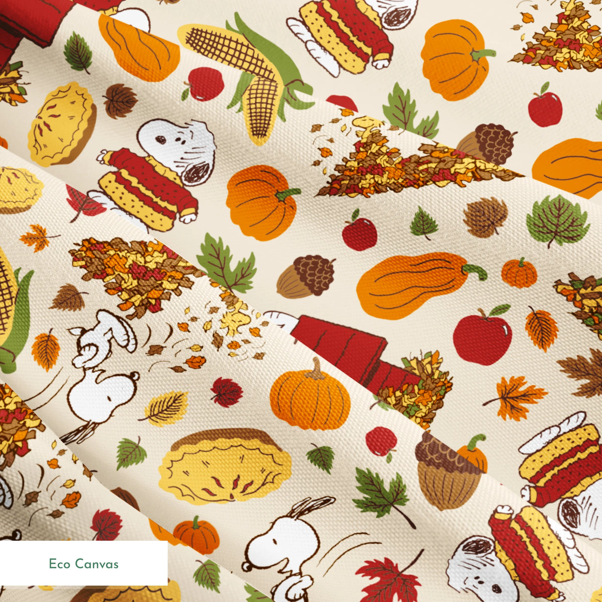 Peanuts Snoopy Fall & Food | Fabric by the Yard
