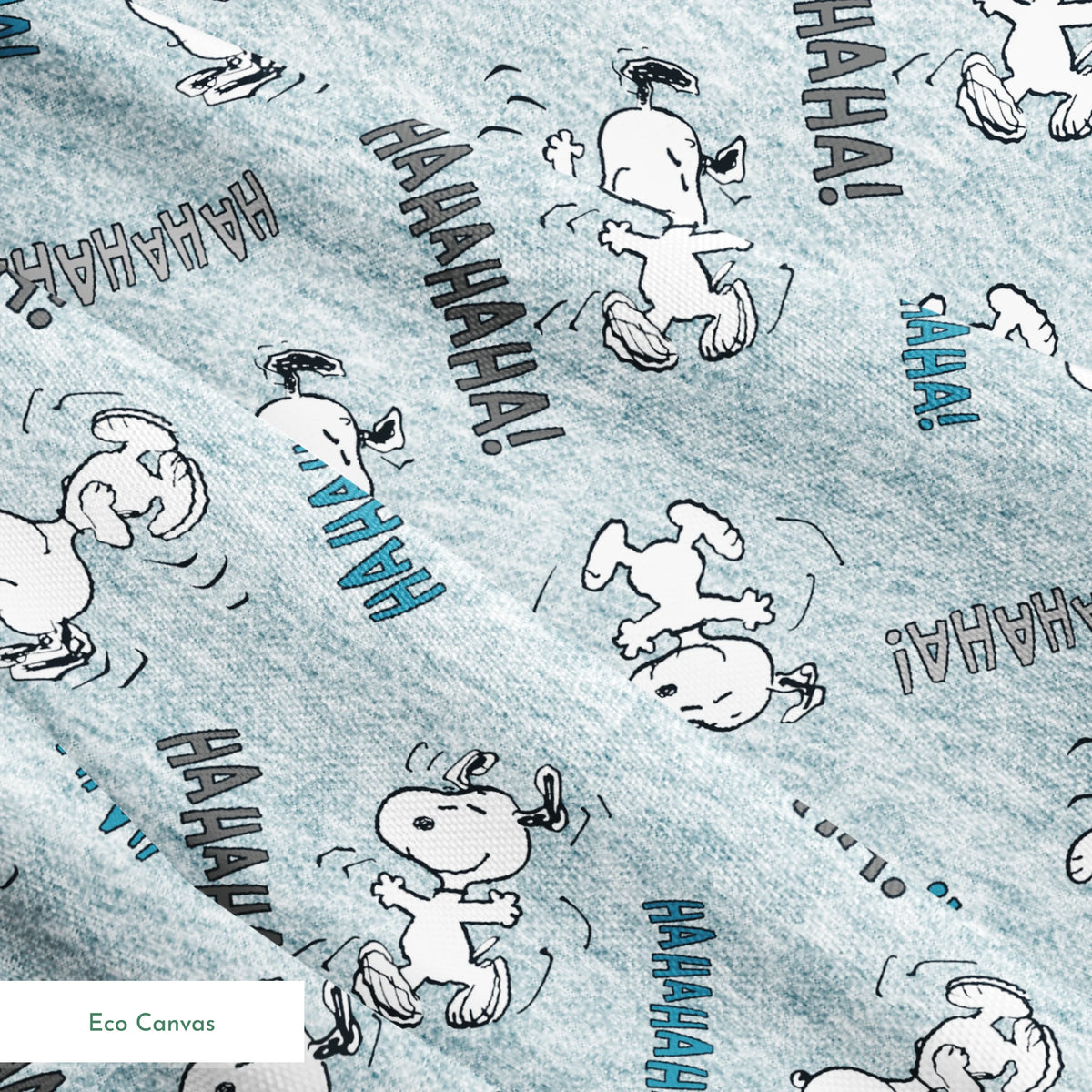 Peanuts Snoopy Laughing & Dancing Fabric