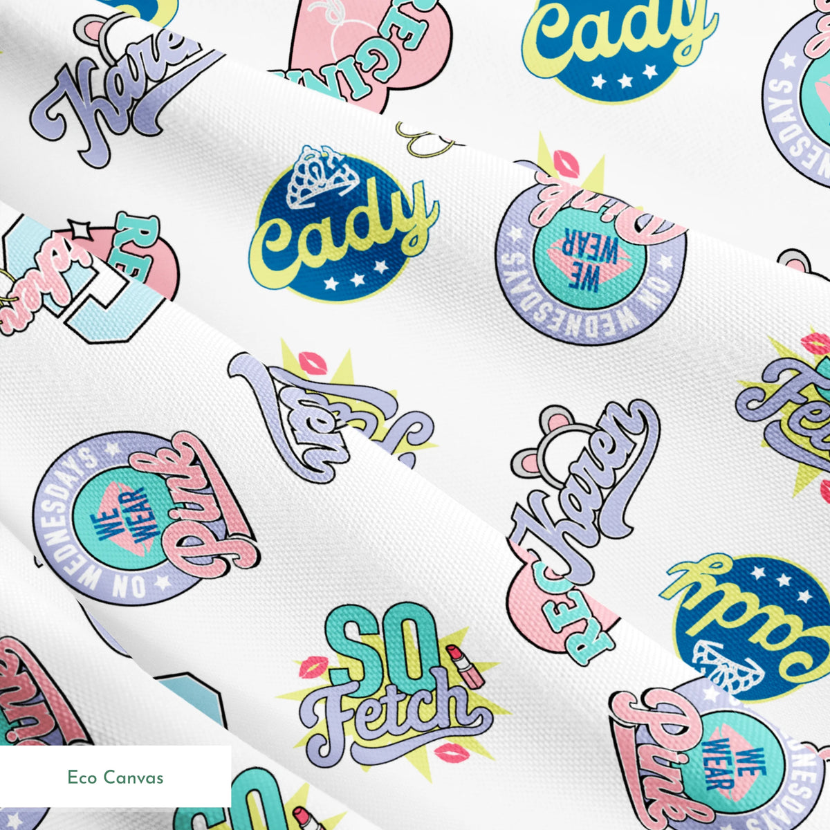 Paramount Mean Girls  Character Badges Fabric