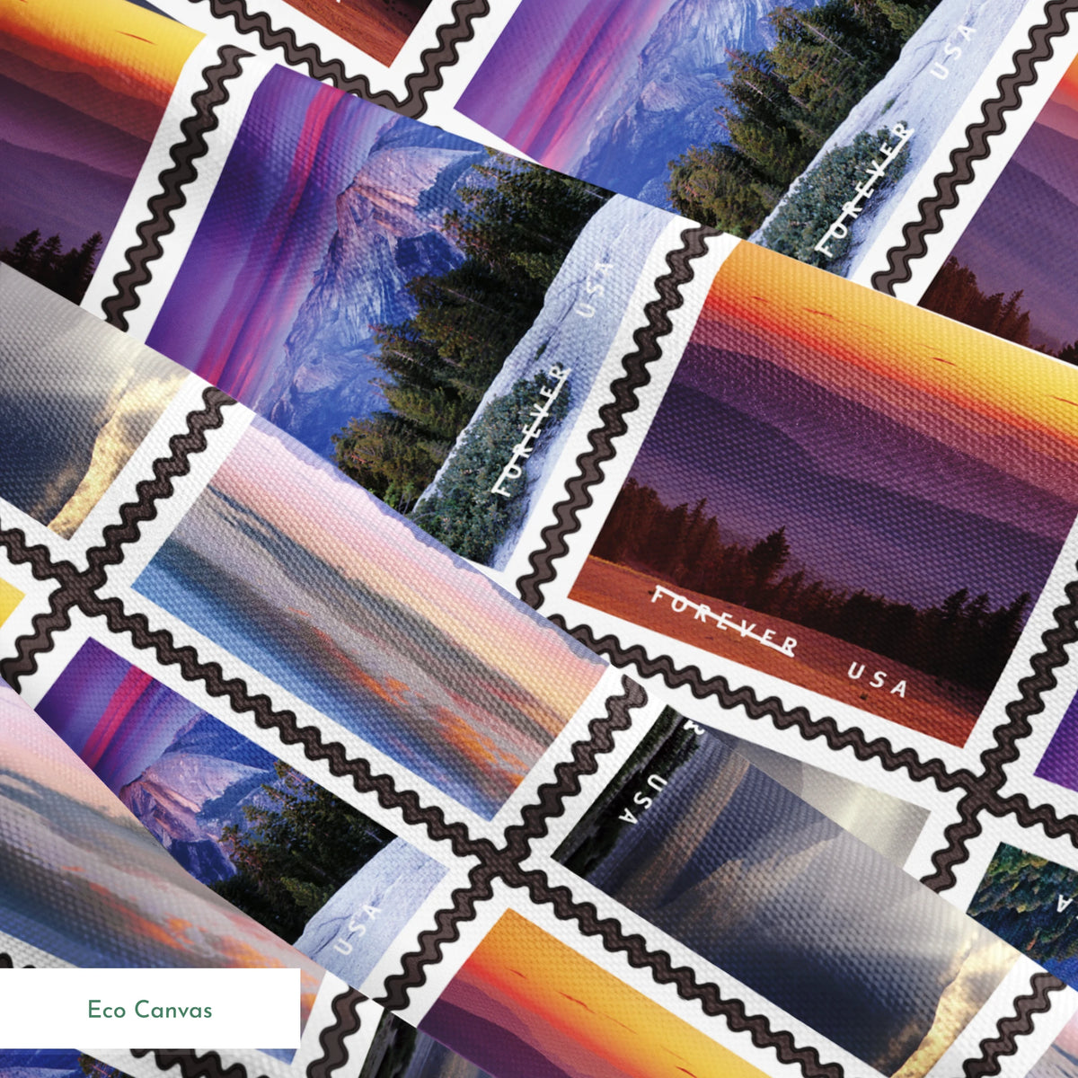 USPS Mountain Landscapes Fabric