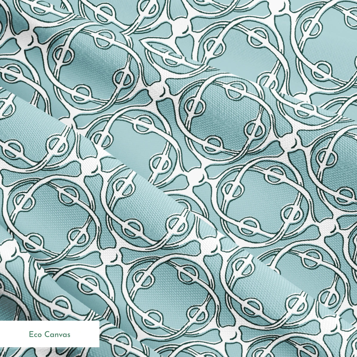 Farrah on Silver Sage Fabric