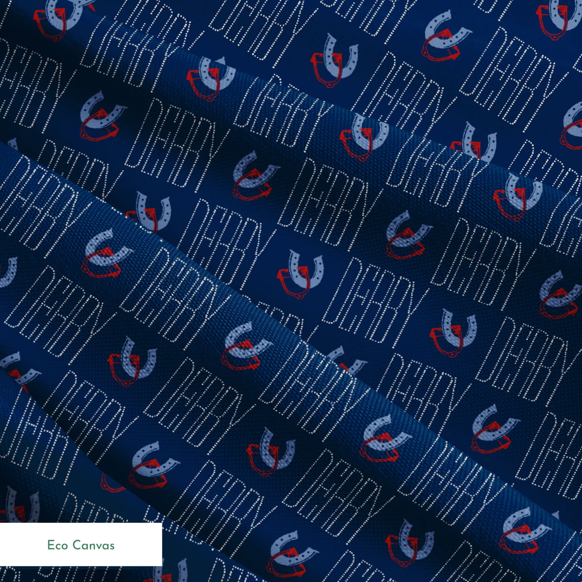 Epsom on Navy Fabric