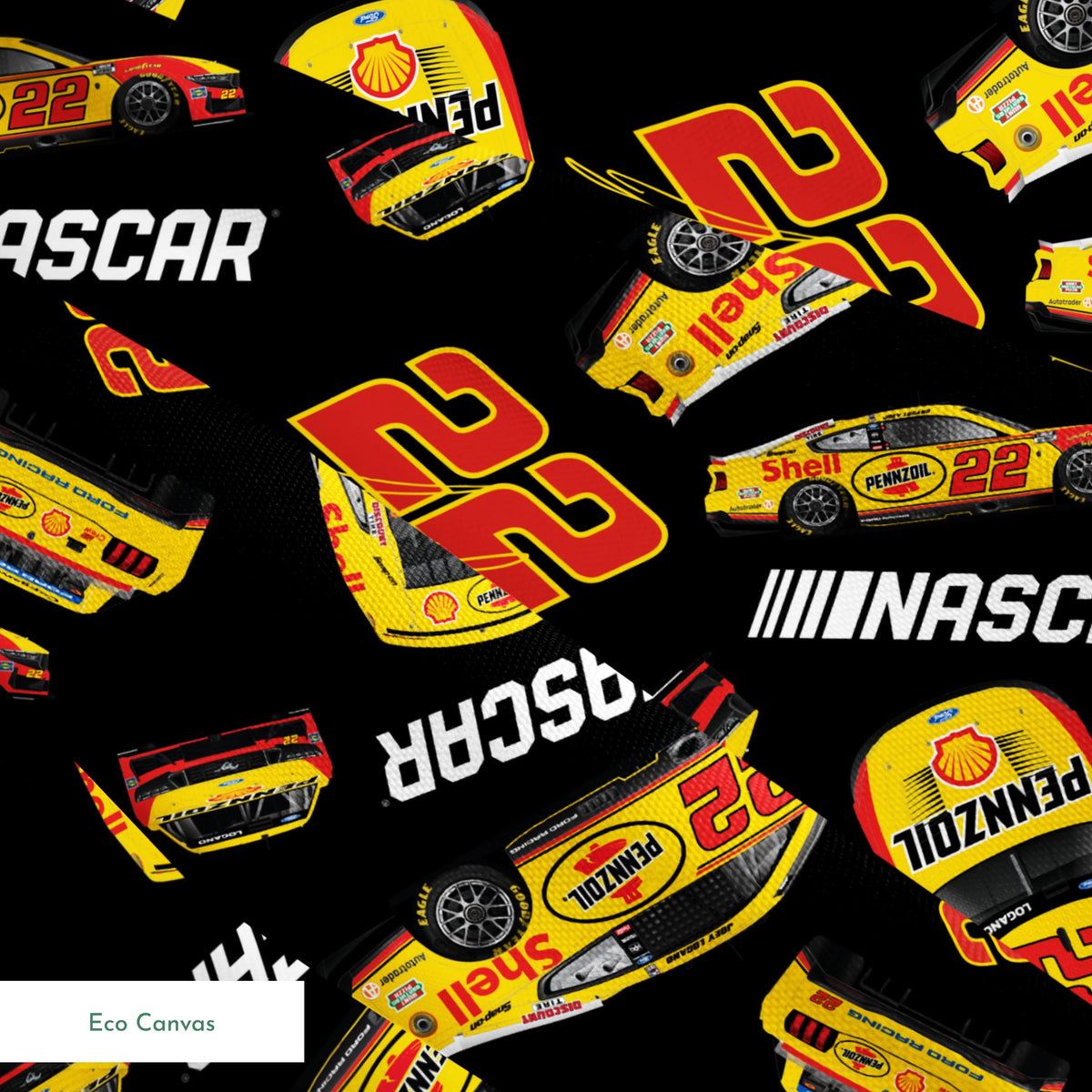 NASCAR® Joey Logano Toss on Black Fabric