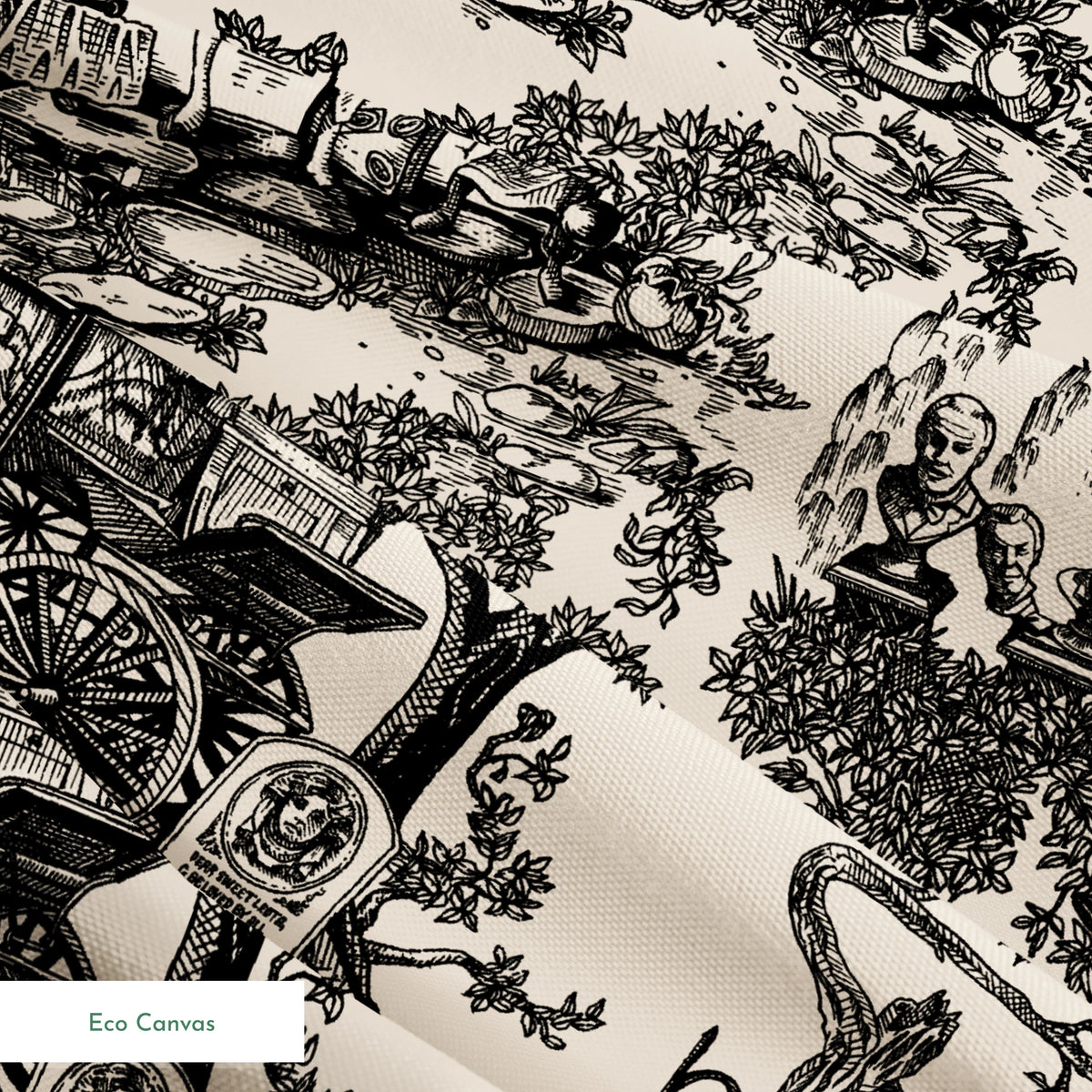 Disney Haunted Mansion Vintage Countryside Fabric