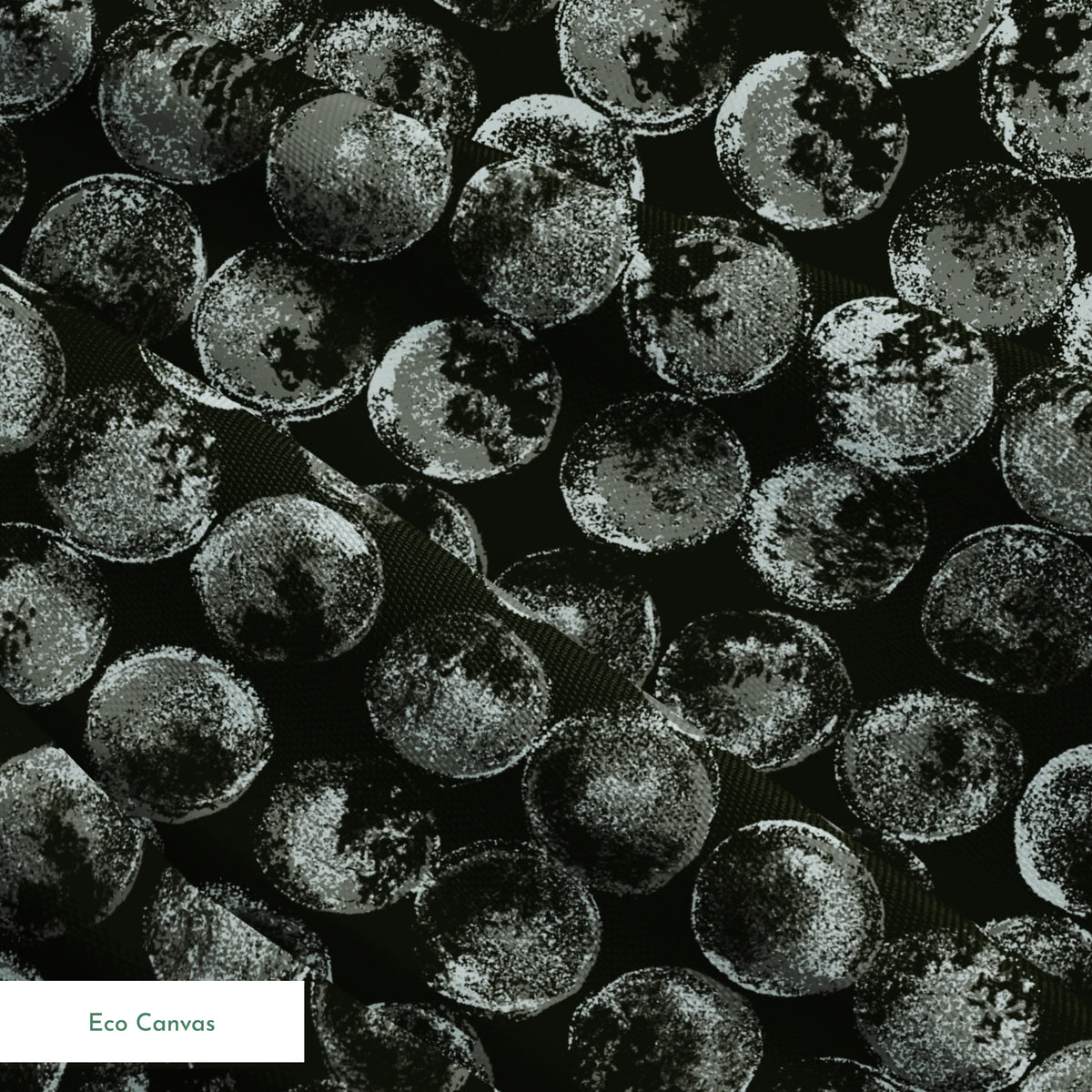 Lunar Light on Black Days Fabric