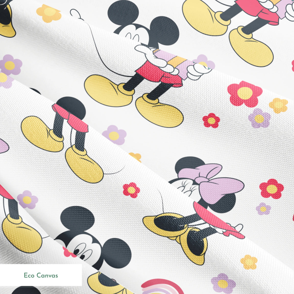 Disney Mickey Mouse and Minnie Mouse Spring Celebrations Fabric