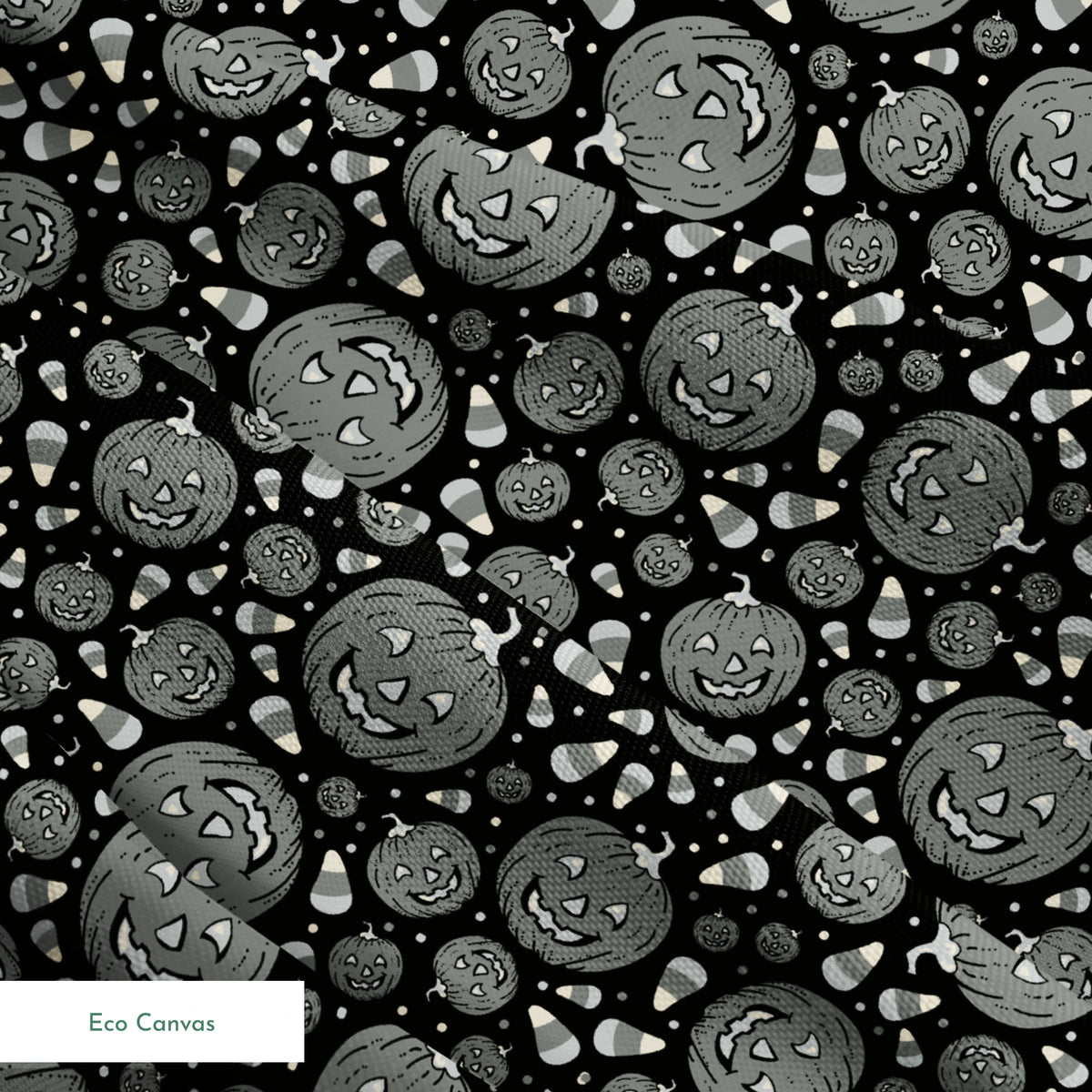 Trick or Treat on Mummy Gray Fabric