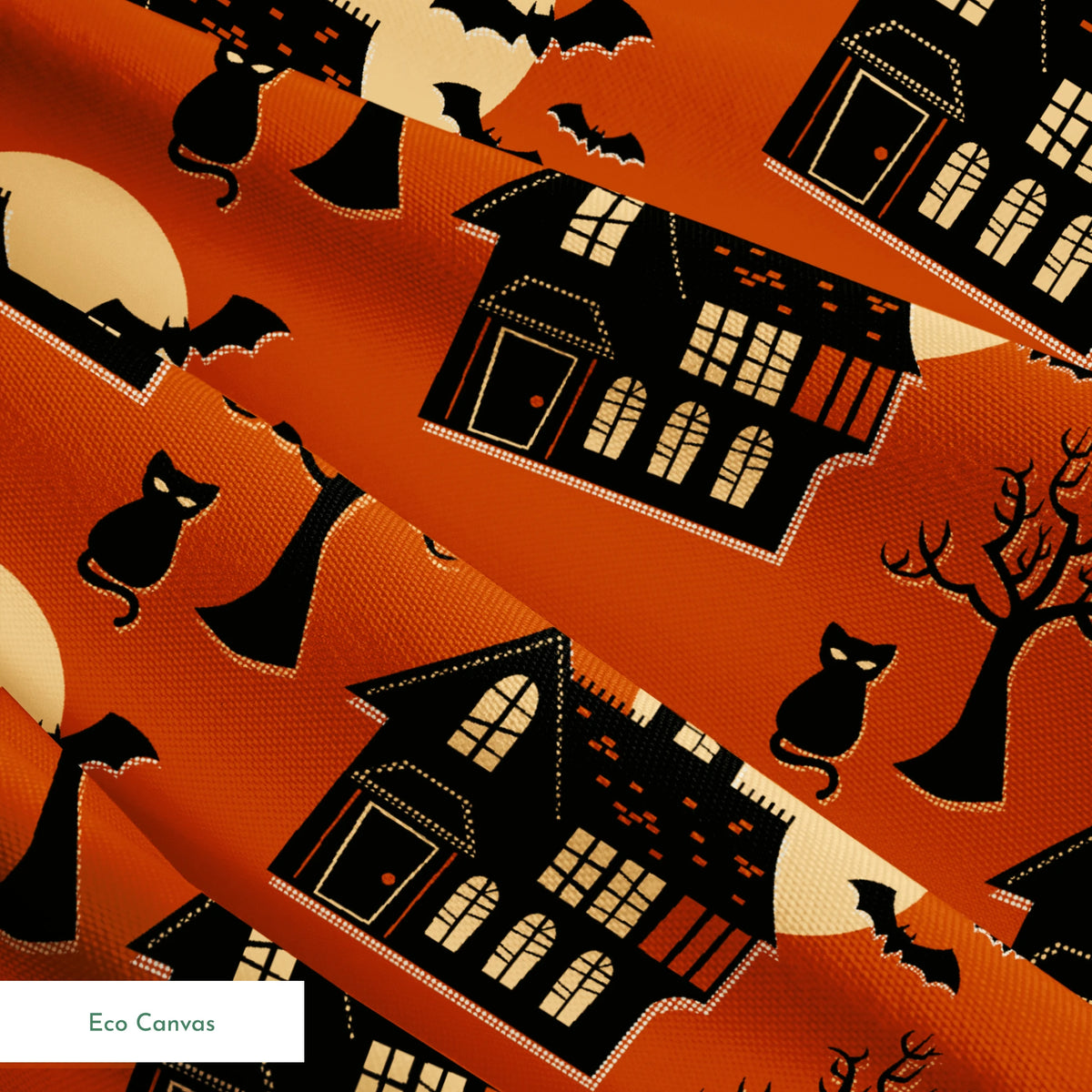 Haunted House on Spiced Fabric