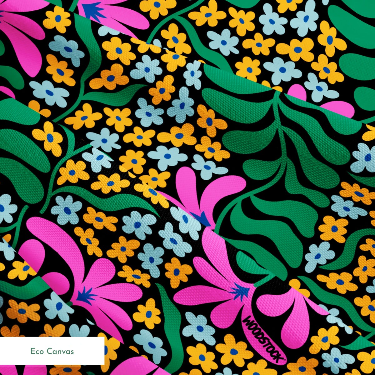 Woodstock Florals in Pink & Green Fabric