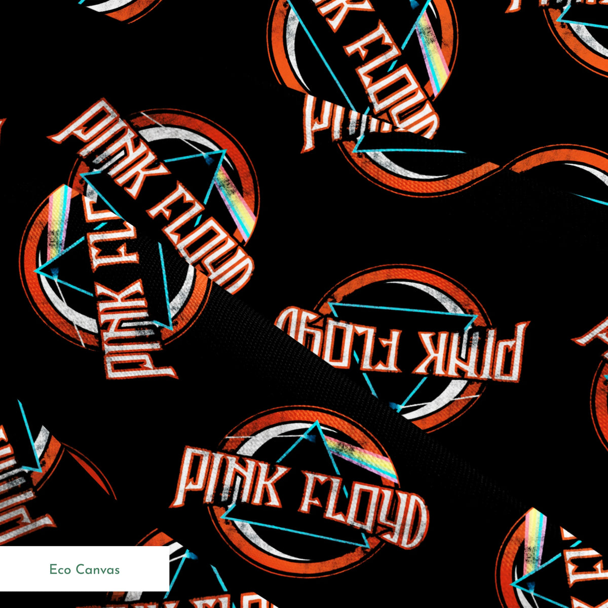 Pink Floyd Dark Side Badges Fabric