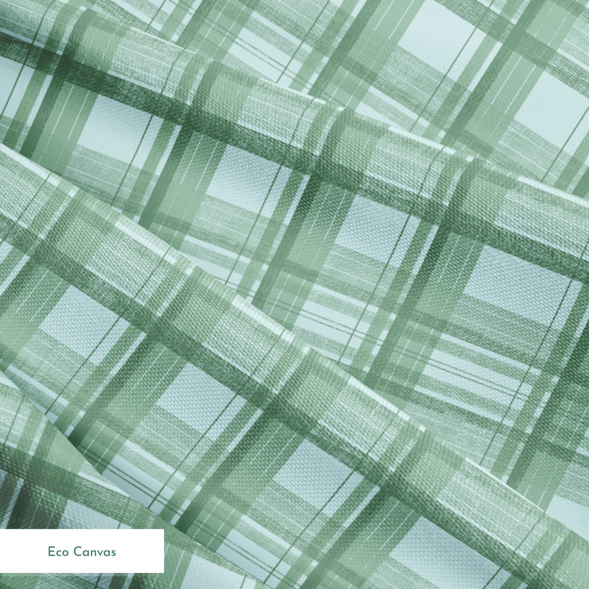 Saturday Evening Post  Christmas Plaid on Evergreen Fabric