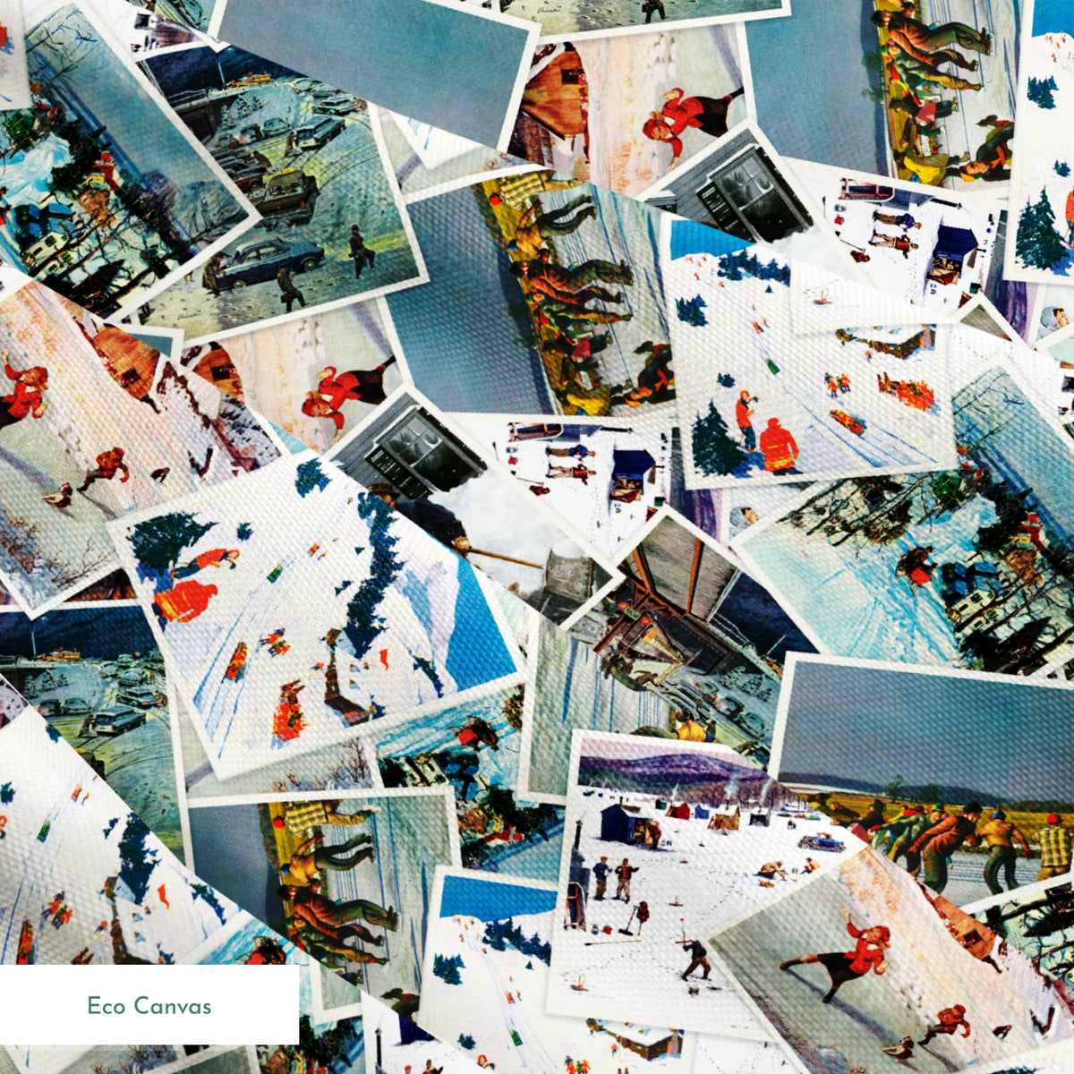 Saturday Evening Post Winter Wonderlands Fabric