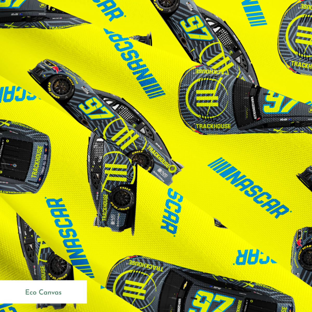 NASCAR® Shane van Gisbergen Toss on Yellow Fabric