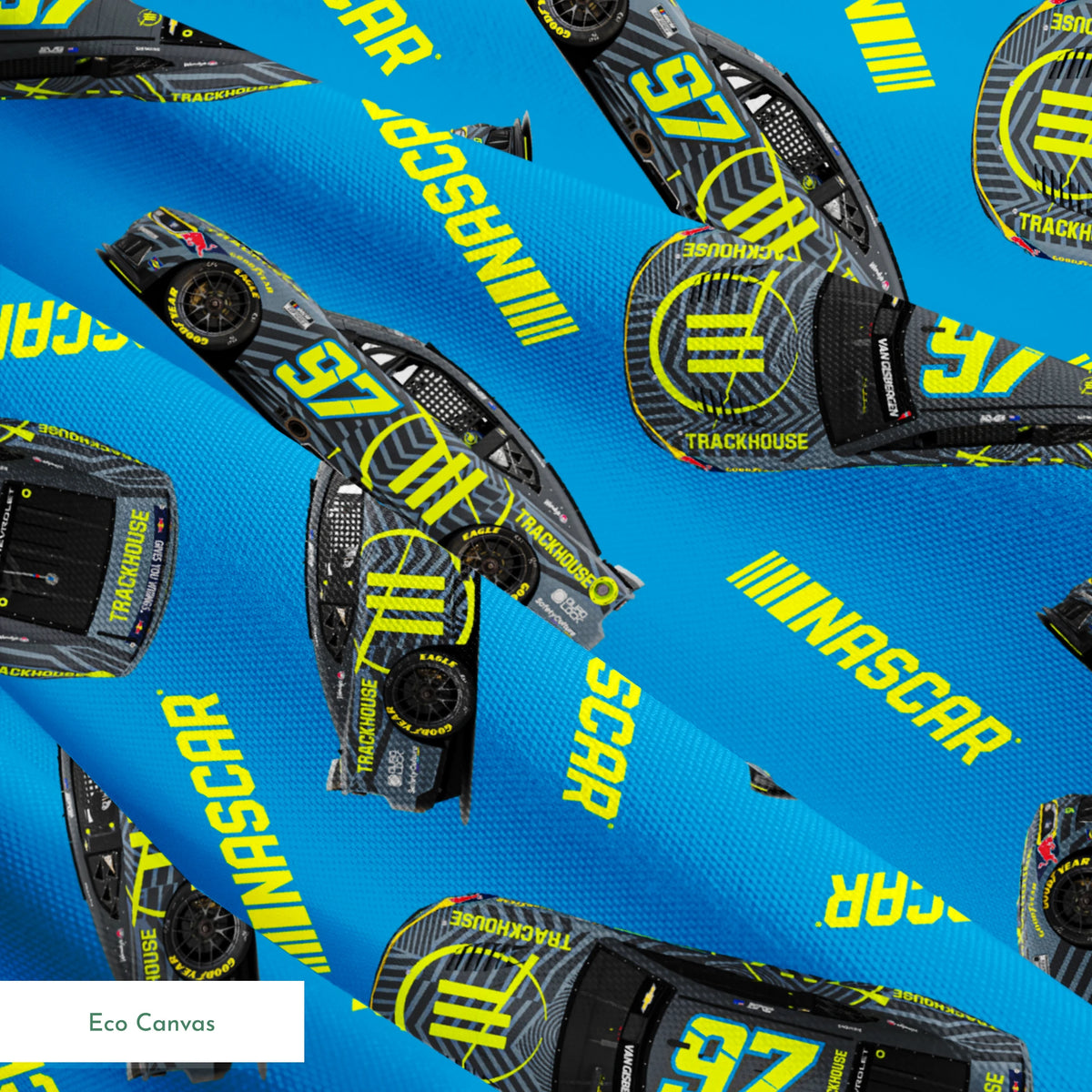 NASCAR® Shane van Gisbergen Toss on Blue Fabric